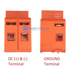 DC SPD 2P 60V 20-40KA Surge Arrester Protect Device Solar Panel Surya